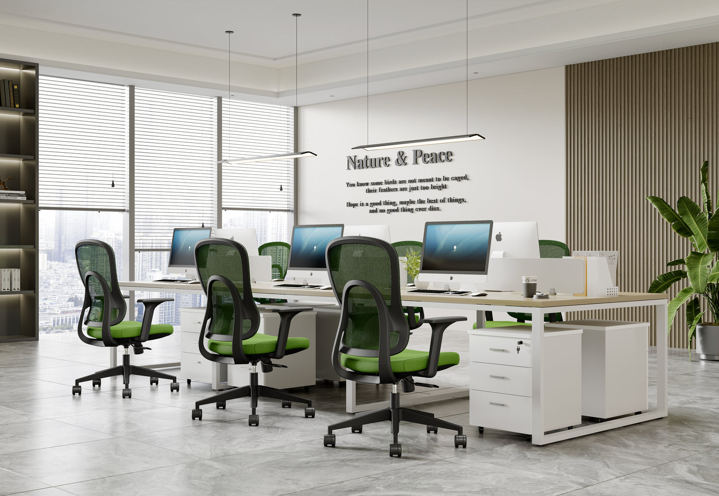 645A-C U型舒背椅