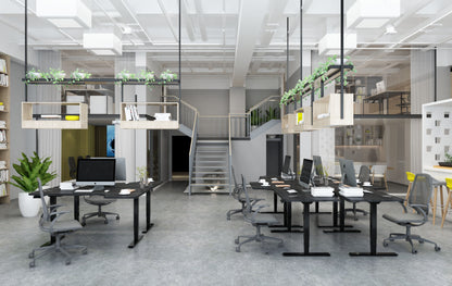 FS-E5 Dual-Motor 3-stage Standing Desk Frame 升降腳架