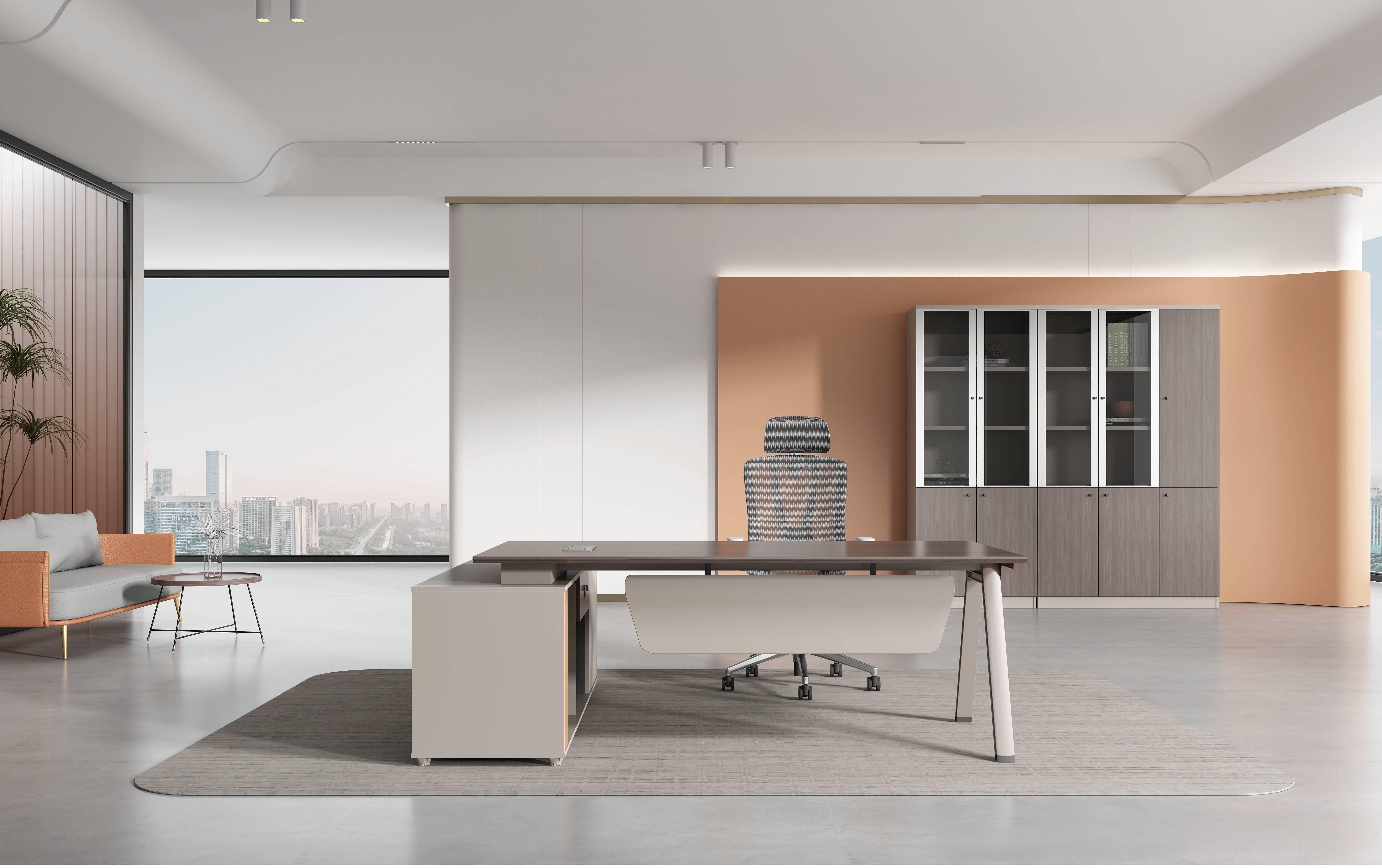 ML-S905 Executive Desk – Timber-Work